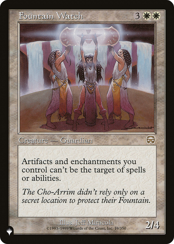Fountain Watch (LIST-MMQ-19) - The List