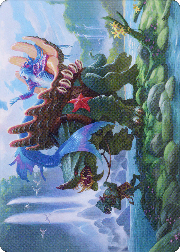 Vodalian Mindsinger // Vodalian Mindsinger (ADMU-021) - Dominaria United Art Series (Borderless)