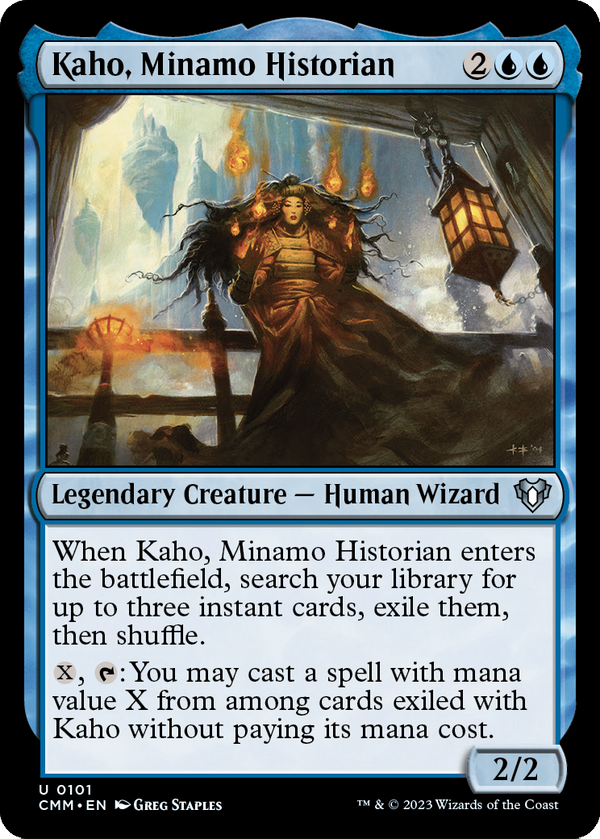 Kaho, Minamo Historian (CMM-101) - Commander Masters