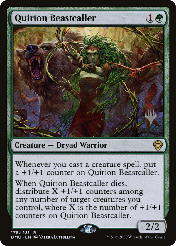 Quirion Beastcaller (PPDMU-175) - Dominaria United Promos