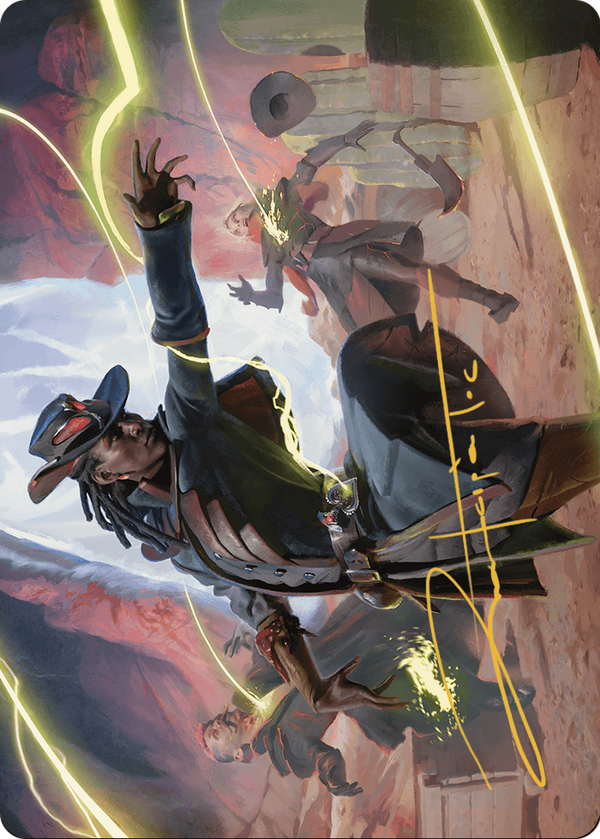 Lilah, Undefeated Slickshot // Lilah, Undefeated Slickshot (AOTJ-026) - Outlaws of Thunder Junction Art Series (Borderless)