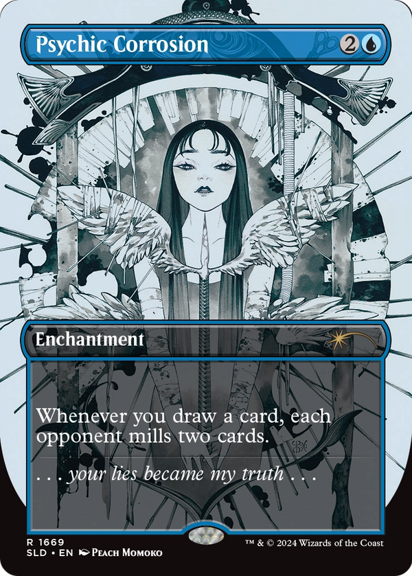Psychic Corrosion (SLD-1669) - Secret Lair Drop (Borderless)