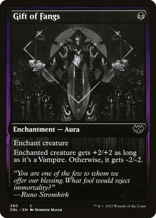 Gift of Fangs (DBL-380) - Innistrad: Double Feature Foil