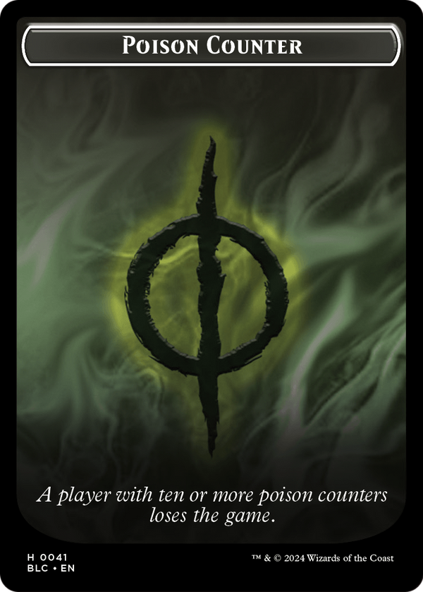 Poison Counter (TBLC-041) - Bloomburrow Commander Tokens