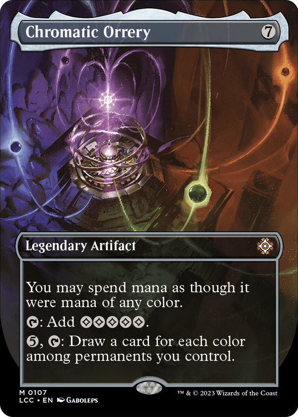 Chromatic Orrery (Borderless) (LCC-107) - The Lost Caverns of Ixalan Commander Foil