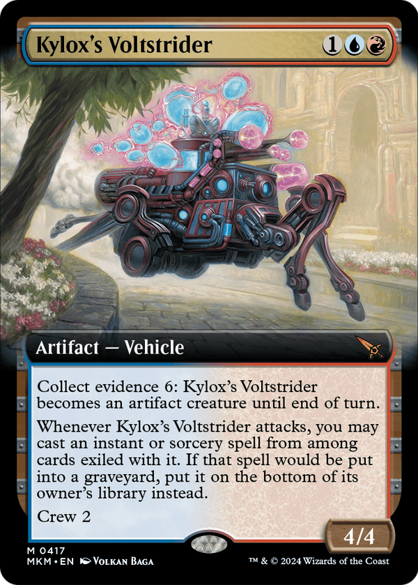 Kylox's Voltstrider (Extended Art) (MKM-417) - Murders at Karlov Manor: (Extended Art) Foil