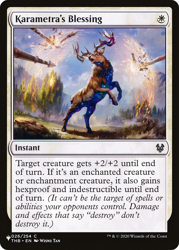 Karametra's Blessing (LIST-THB-26) - The List