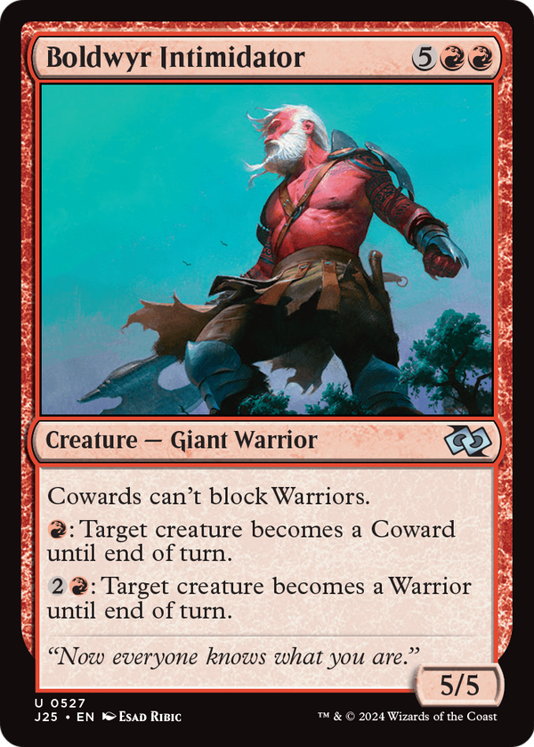 Boldwyr Intimidator (J25-527) - Foundations Jumpstart