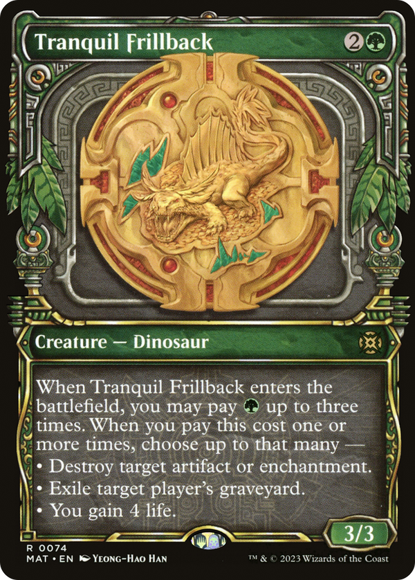Tranquil Frillback (Showcase) (MAT-074) - March of the Machine: The Aftermath: (Showcase)