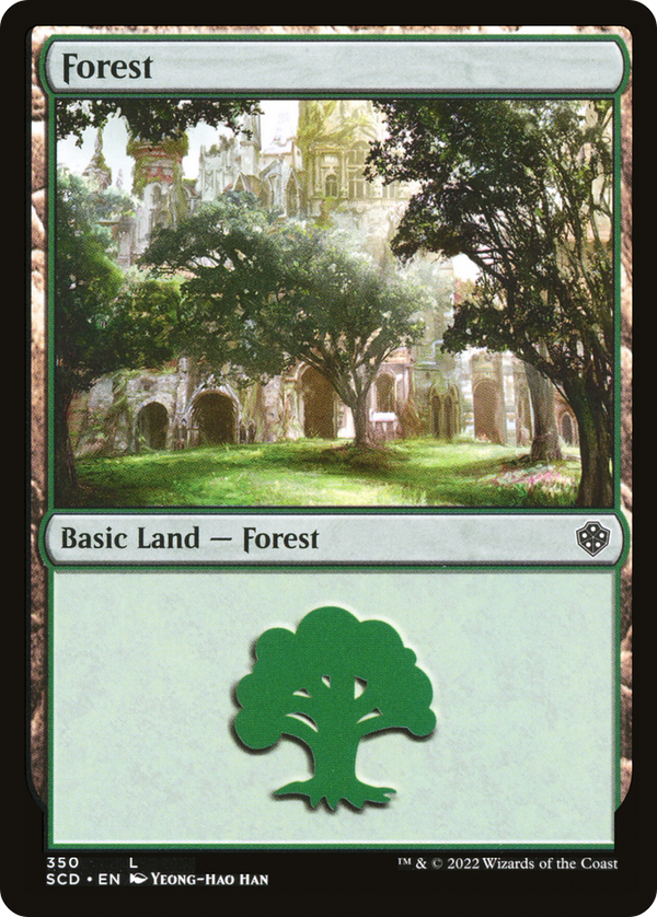 Forest (350) (SCD-350) - Starter Commander Decks