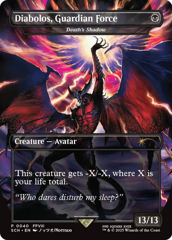 Diabolos, Guardian Force - Death's Shadow (GAME-040) - Standard Showdown Promos / Diabolos, Guardian Force (Borderless)