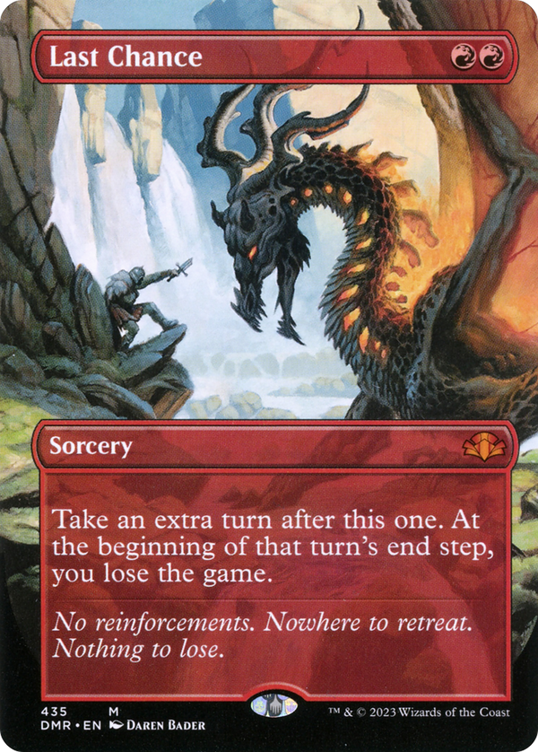 Last Chance (Borderless) (DMR-435) - Dominaria Remastered