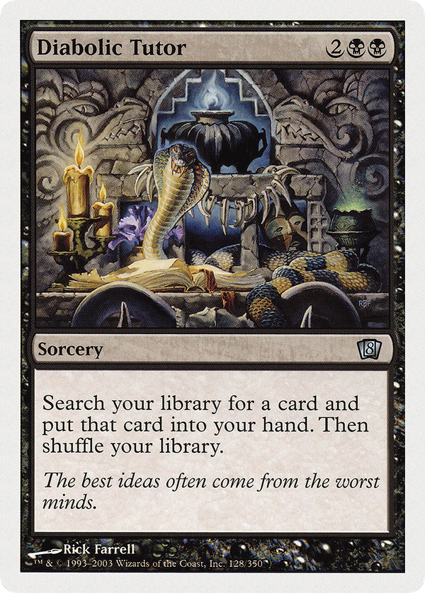 Diabolic Tutor (8ED-128) - 8th Edition