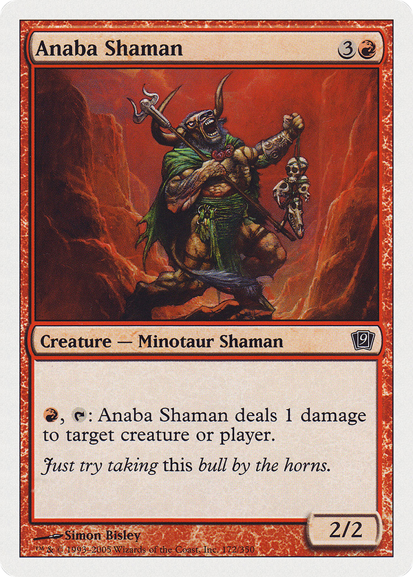 Anaba Shaman (9ED-172) - 9th Edition Foil