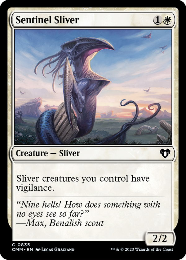 Sentinel Sliver (CMM-835) - Commander Masters