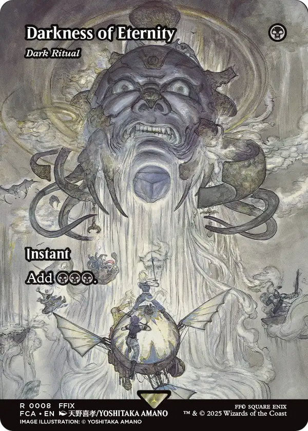 Darkness of Eternity - Dark Ritual (Showcase) (FCA-008) - FINAL FANTASY: Through the Ages / Darkness of Eternity (Borderless) Foil