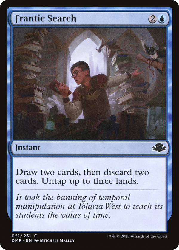 Frantic Search (DMR-051) - Dominaria Remastered Foil