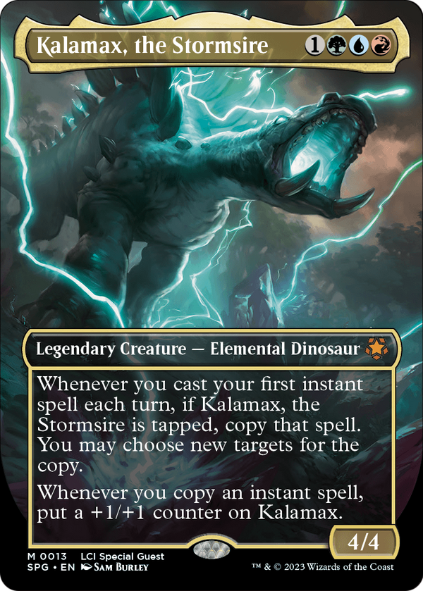 Kalamax, the Stormsire (Borderless) (SPG-013) - Special Guests Foil