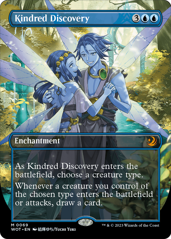 Kindred Discovery (Anime Borderless) (WOT-069) - Wilds of Eldraine: Enchanting Tales