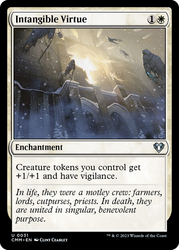 Intangible Virtue (CMM-031) - Commander Masters Foil