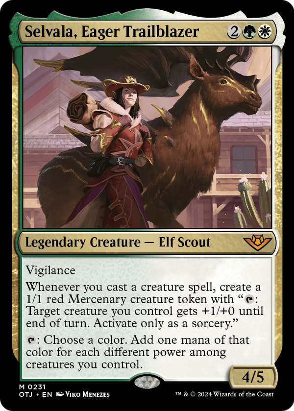 Selvala, Eager Trailblazer (OTJ-231) - Outlaws of Thunder Junction