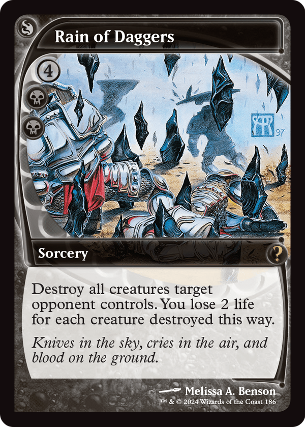 Rain of Daggers (Future Sight) (MB2-186) - Mystery Booster 2
