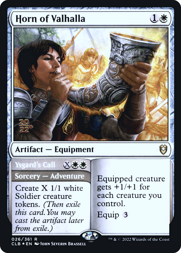 Horn of Valhalla (PRE-026) - Battle for Baldur's Gate Promos Foil