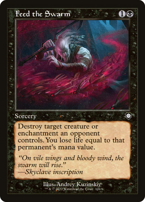 Feed the Swarm (Retro Frame) (BRC-106) - The Brothers' War Commander