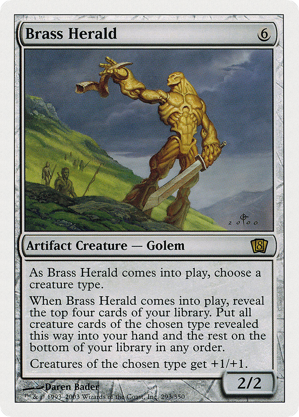 Brass Herald (8ED-293) - 8th Edition Foil