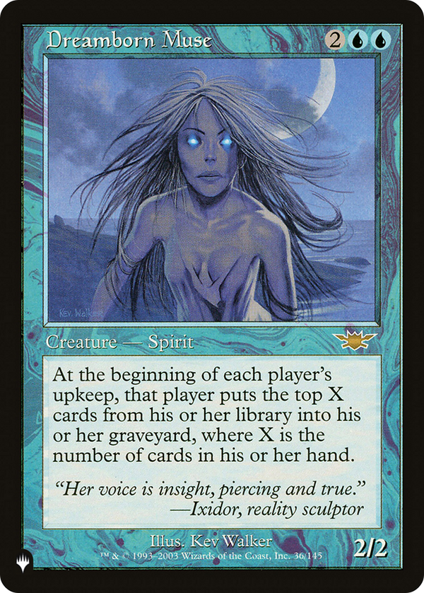 Dreamborn Muse (LIST-LGN-36) - The List