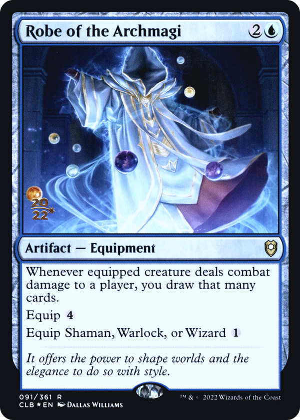 Robe of the Archmagi (PRE-091) - Battle for Baldur's Gate Promos Foil