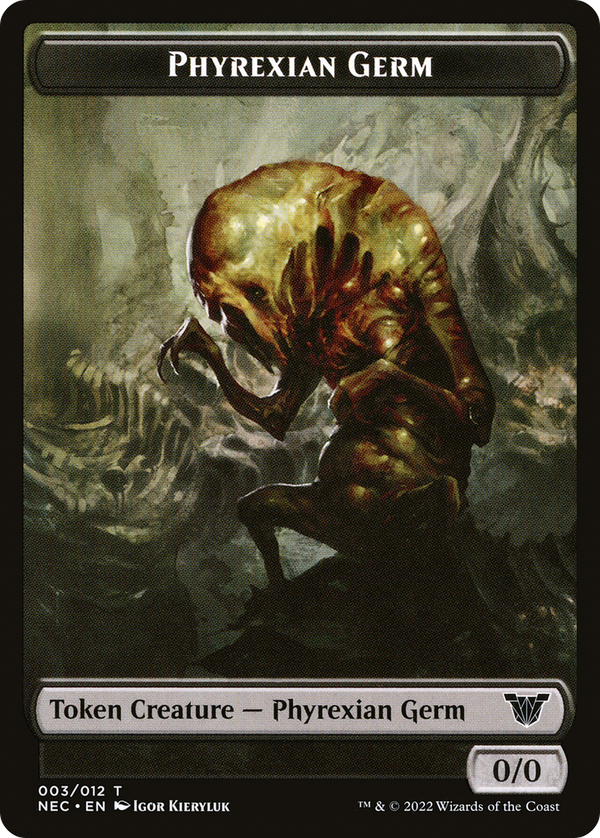 Phyrexian Germ (TNEC-003) - Neon Dynasty Commander Tokens