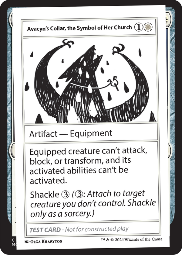 Avacyn's Collar, the Symbol of Her Church (MB2PC-) - Mystery Booster 2