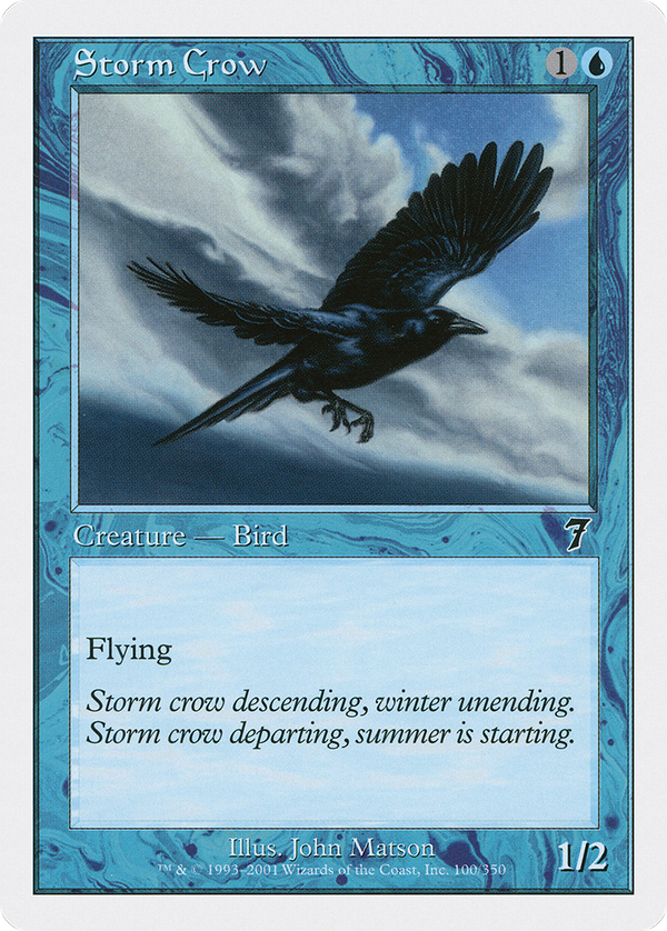 Storm Crow (7ED-100) - 7th Edition Foil