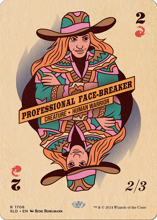 Professional Face-Breaker (SLD-1706) - Secret Lair Drop (Borderless)