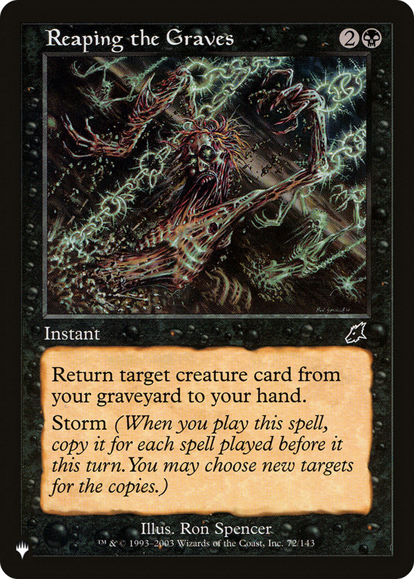 Reaping the Graves (LIST-SCG-72) - The List