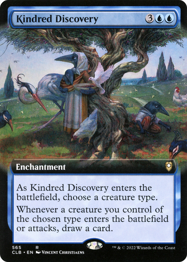 Kindred Discovery (Extended Art) (CLB-565) - Commander Legends: Battle for Baldur's Gate: (Extended Art) Foil
