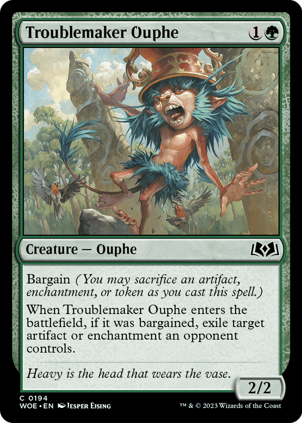 Troublemaker Ouphe (WOE-194) - Wilds of Eldraine Foil