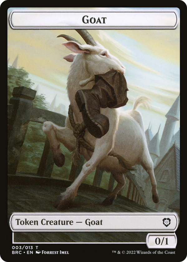 Goat (TBRC-003) - The Brothers' War Commander Tokens Foil