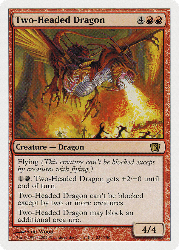 Two-Headed Dragon (8ED-229) - 8th Edition Foil