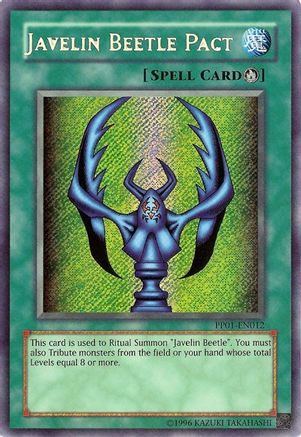 Javelin Beetle Pact (Secret Rare) (PP01-EN012) - Premium Pack 1 Unlimited