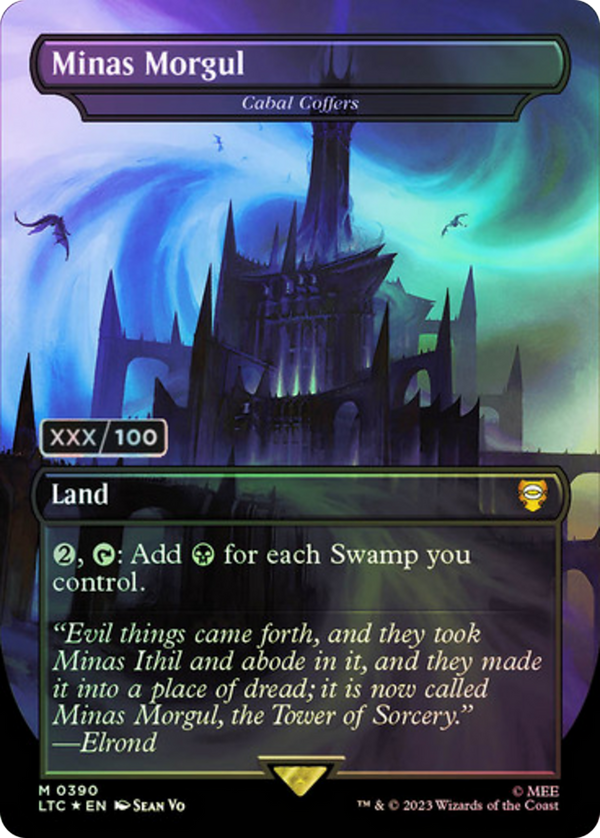 Minas Morgul - Cabal Coffers (Serial Numbered) (LTC-390) - Tales of Middle-earth Commander / Minas Morgul (Borderless) Foil