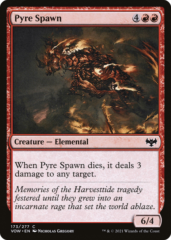 Pyre Spawn (VOW-173) - Innistrad: Crimson Vow Foil
