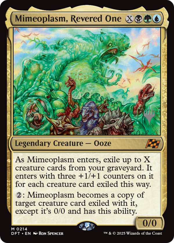 Mimeoplasm, Revered One (PPDFT-214) - Promo Pack: Aetherdrift Foil