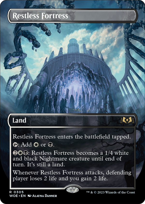 Restless Fortress (Borderless) (WOE-305) - Wilds of Eldraine Foil
