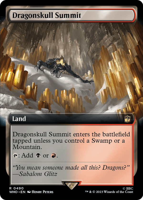 Dragonskull Summit (Extended Art) (WHO-490) - Doctor Who: (Extended Art)