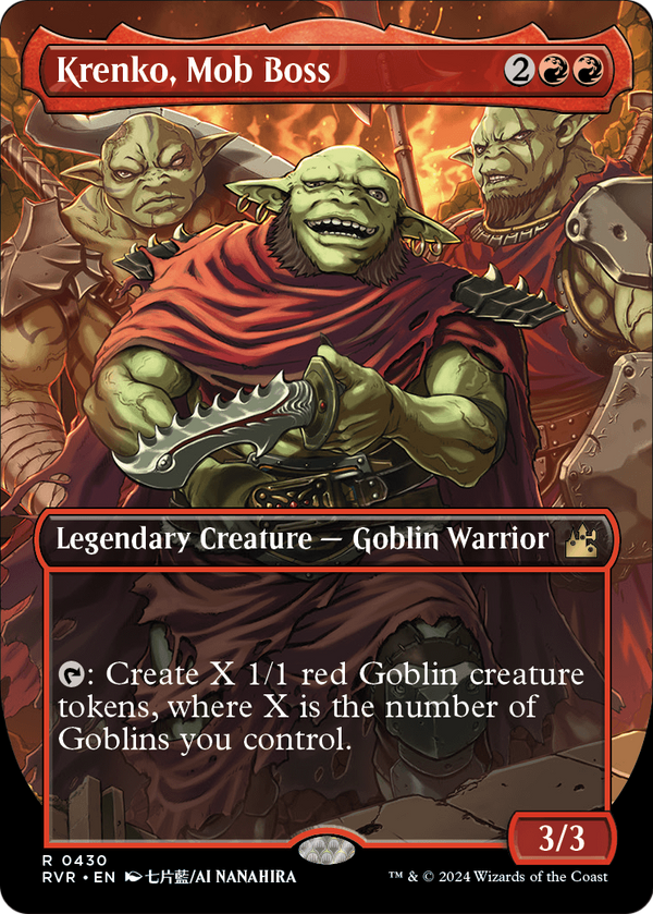 Krenko, Mob Boss (Anime Borderless) (RVR-430) - Ravnica Remastered