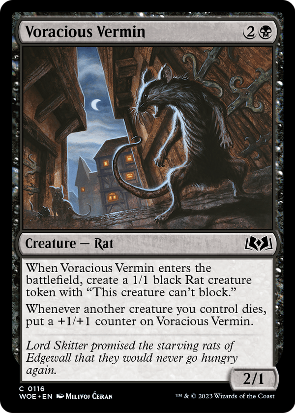 Voracious Vermin (WOE-116) - Wilds of Eldraine