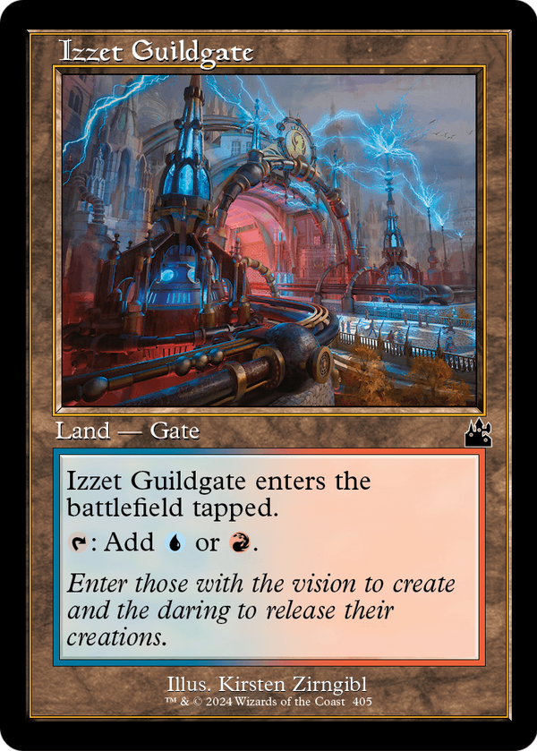 Izzet Guildgate (Retro Frame) (RVR-405) - Ravnica Remastered Foil