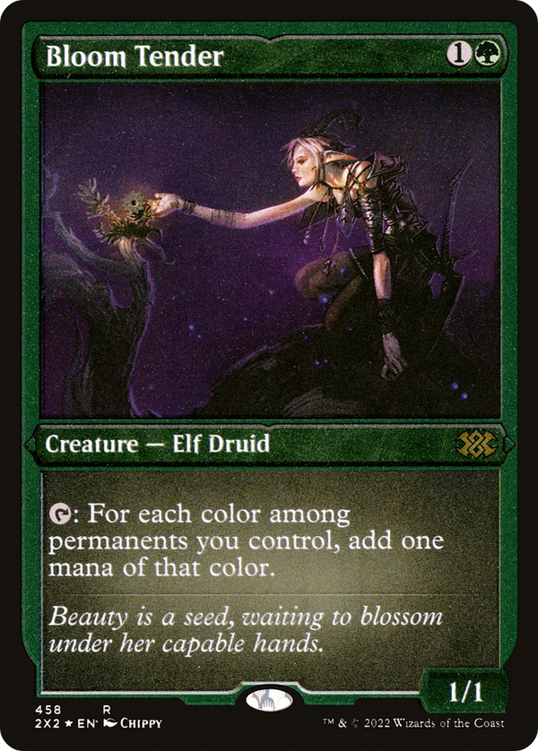Bloom Tender (Foil Etched) (2X2-458) - Double Masters 2022 Foil